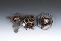 Wasp nest brooches
